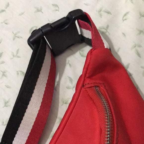L.A Express Red Satin Fanny Pack, see pictures for description - Picture 3 of 5